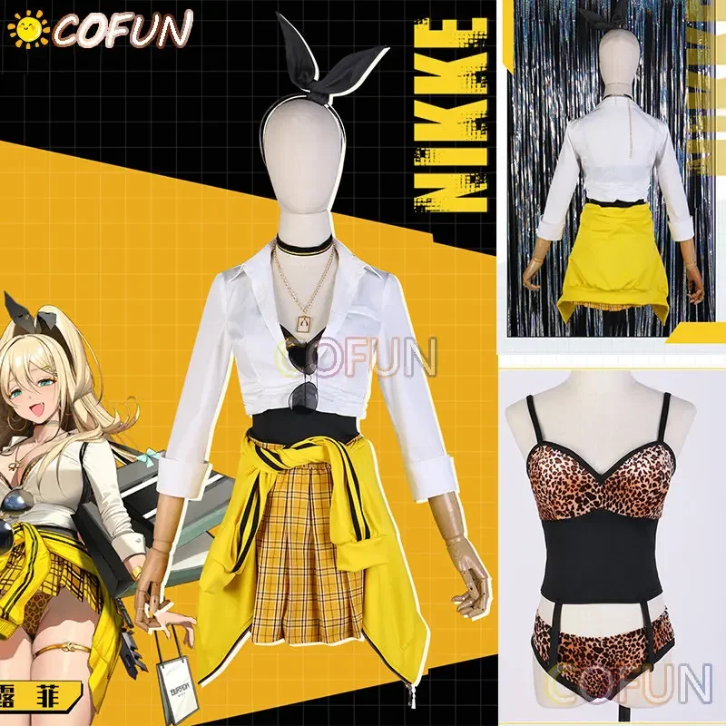 COFUN NIKKE Ruffie Cosplay Costume Anime Game The Goddess Of Victory Coat+Top+Vest+Skirt Uniforms Halloween Party Outfit
COFUN NIKKE Ruffie Cosplay Costume Anime Game The Goddess Of Victory Coat+Top+Vest+Skirt Uniforms Halloween Party Outfit