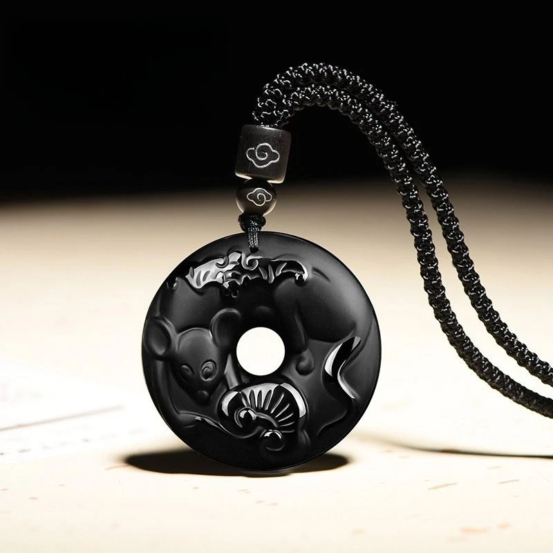 Кулон с пряжкой из натурального обсидиана и зодиака, модное универсальное ожерелье с подвеской в этническом стиле
Кулон с пряжкой из натурального обсидиана и зодиака, модное универсальное ожерелье с подвеской в этническом стиле