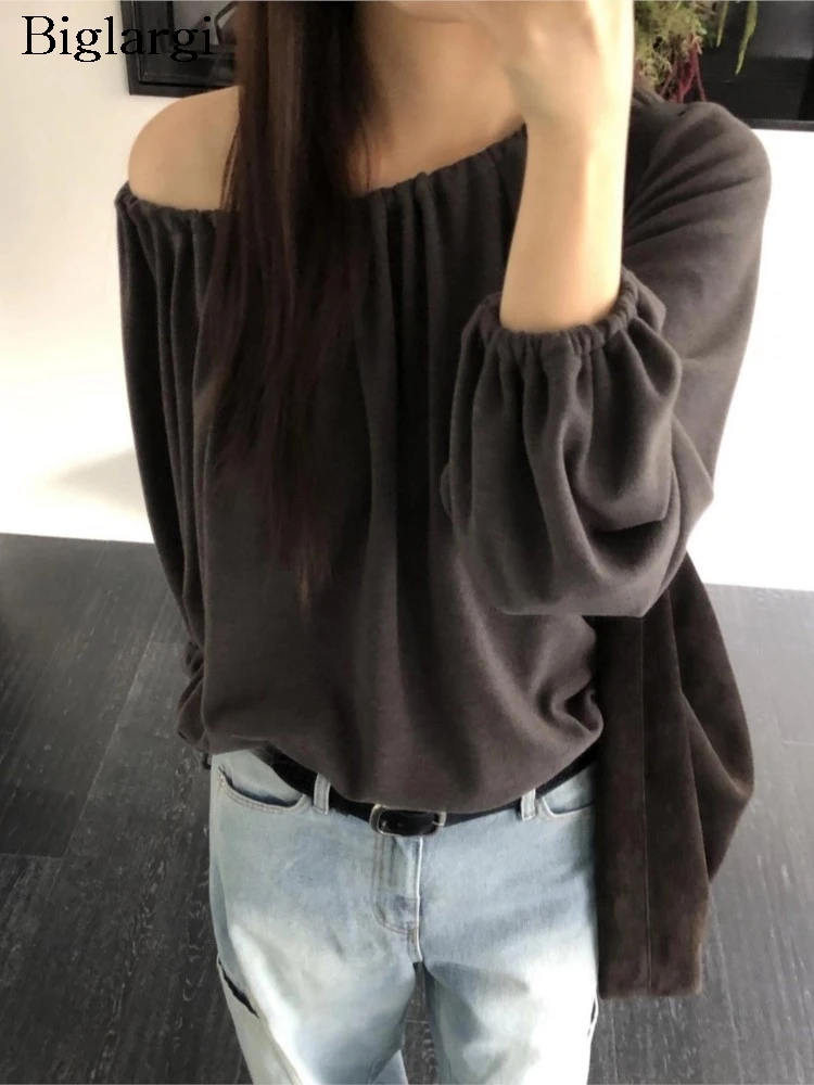 Весенняя футболка с длинным рукавом, женские повседневные футболки в корейском стиле, женские топы, свободная плиссированная женская футболка 2026
Весенняя футболка с длинным рукавом, женские повседневные футболки в корейском стиле, женские топы, свободная плиссированная женская футболка 2026