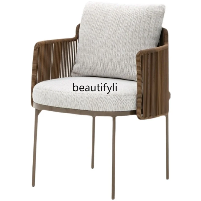 LBX Outdoor Villa Garden Courtyard Outdoor Rattan Chair Nordic Casual Sun-Proof Waterproof Solid Wood Dining Table Combination
LBX Outdoor Villa Garden Courtyard Outdoor Rattan Chair Nordic Casual Sun-Proof Waterproof Solid Wood Dining Table Combination