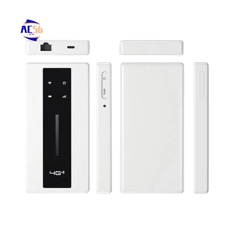AC56-4G LTE Wireless Router 150Mbps Portable Wireless Hotspot RJ45 Network Port Router With SIM Card Slot Wifi Adapter
AC56-4G LTE Wireless Router 150Mbps Portable Wireless Hotspot RJ45 Network Port Router With SIM Card Slot Wifi Adapter