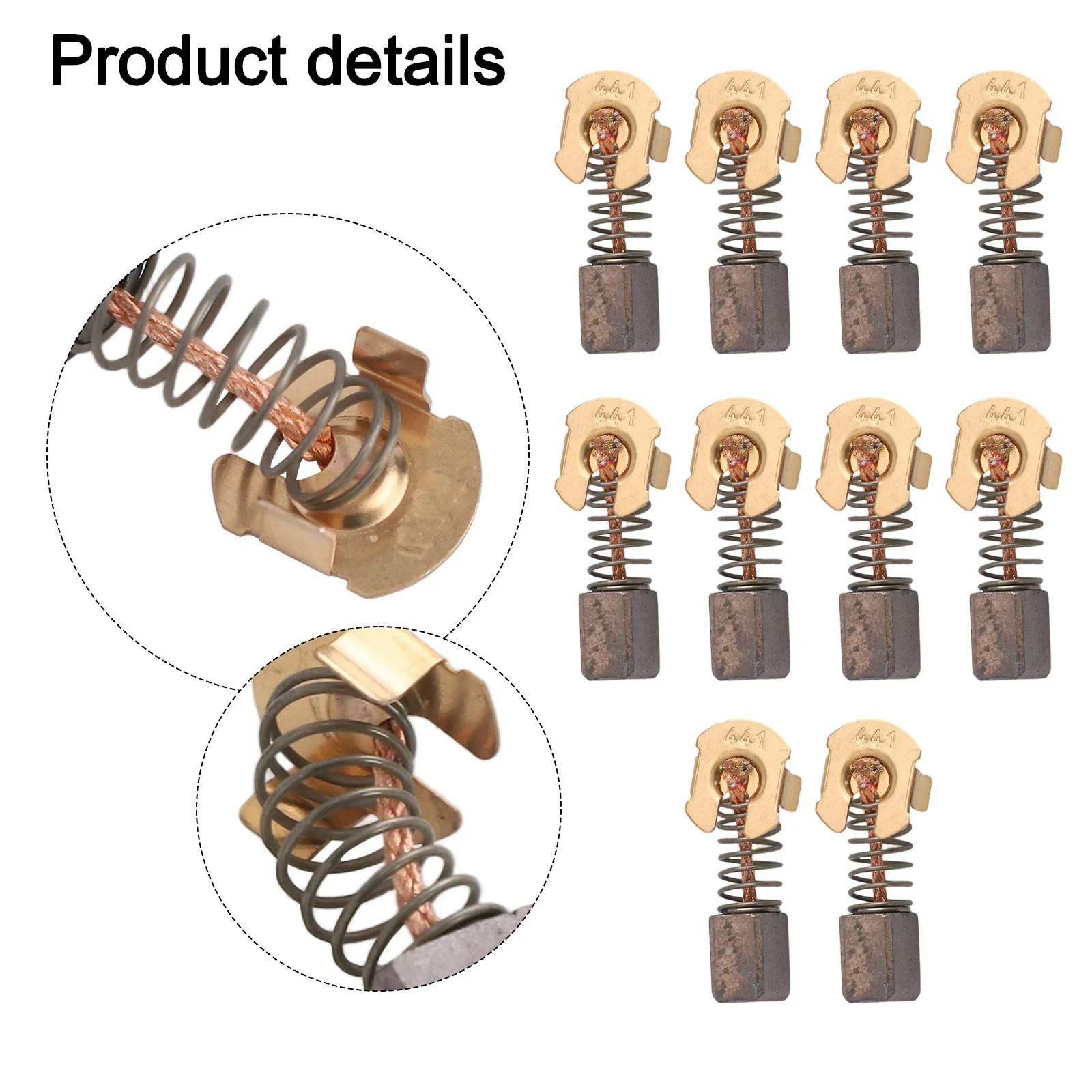 10pcs Carbon Brushes Replacement For Angle Grinder Electric Hammer For MKT CB441 CB432 DTW450 DSS611 BSS611 DSS610 Cordless SDS
10pcs Carbon Brushes Replacement For Angle Grinder Electric Hammer For MKT CB441 CB432 DTW450 DSS611 BSS611 DSS610 Cordless SDS