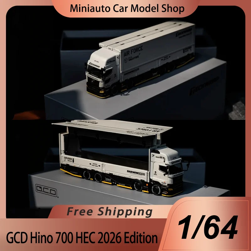 New Gcd 1:64 Hino 700 Arwinpro Teckwrap Container Trailer Hec Edition Alloy Miniature Diecast Model Trailer Modle Toys Kids Gift
New Gcd 1:64 Hino 700 Arwinpro Teckwrap Container Trailer Hec Edition Alloy Miniature Diecast Model Trailer Modle Toys Kids Gift