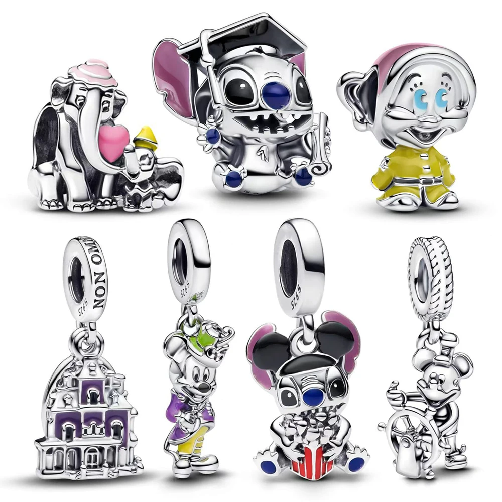 Disney Proud 2025 Stitch Graduation Charm Dopey Captain Mickey Beads for Women Jewelry Making fit Pan Charms Bracelet Gift DIY
Disney Proud 2025 Stitch Graduation Charm Dopey Captain Mickey Beads for Women Jewelry Making fit Pan Charms Bracelet Gift DIY