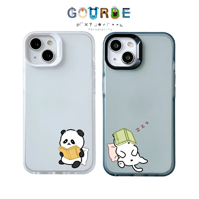 Gourde Funny Cute Panda Cat Pattern Clear Frosted Case for Iphone 16 15 14 12 13 11 Pro Max IP 7 8 Plus Iphon X XS XR Xs Max
Gourde Funny Cute Panda Cat Pattern Clear Frosted Case for Iphone 16 15 14 12 13 11 Pro Max IP 7 8 Plus Iphon X XS XR Xs Max