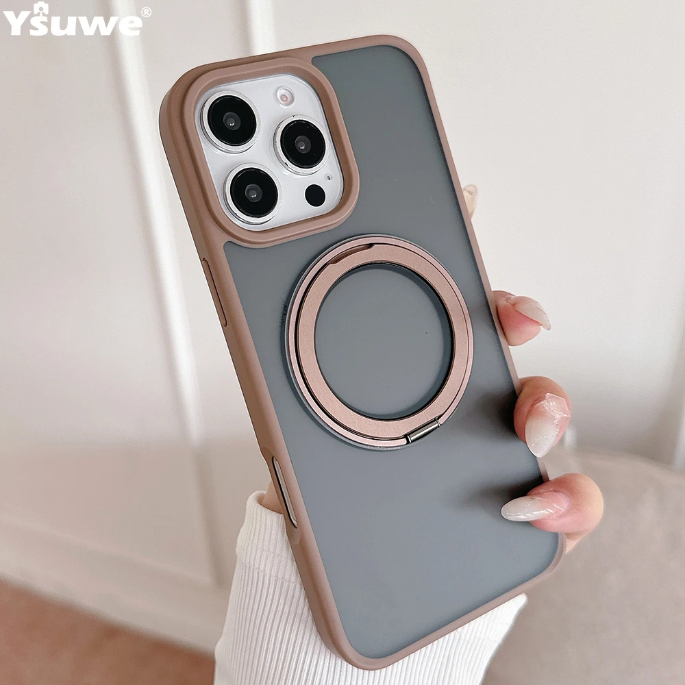 Роскошный магнитный матовый чехол-подставка для телефона Magsafe для iPhone 15 14 13 12 11 16 Pro Max 16Plus, чехол с кольцом-держателем с вращением на 360 °
Роскошный магнитный матовый чехол-подставка для телефона Magsafe для iPhone 15 14 13 12 11 16 Pro Max 16Plus, чехол с кольцом-держателем с вращением на 360 °