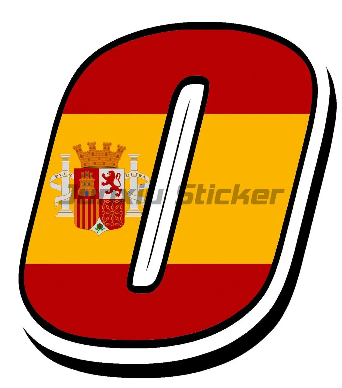 Spain Spanish Flag Racing Numbers Stickers Helmet Motorcycle KK PVC Accessories Vinyl Self-adhesive Decal
Spain Spanish Flag Racing Numbers Stickers Helmet Motorcycle KK PVC Accessories Vinyl Self-adhesive Decal