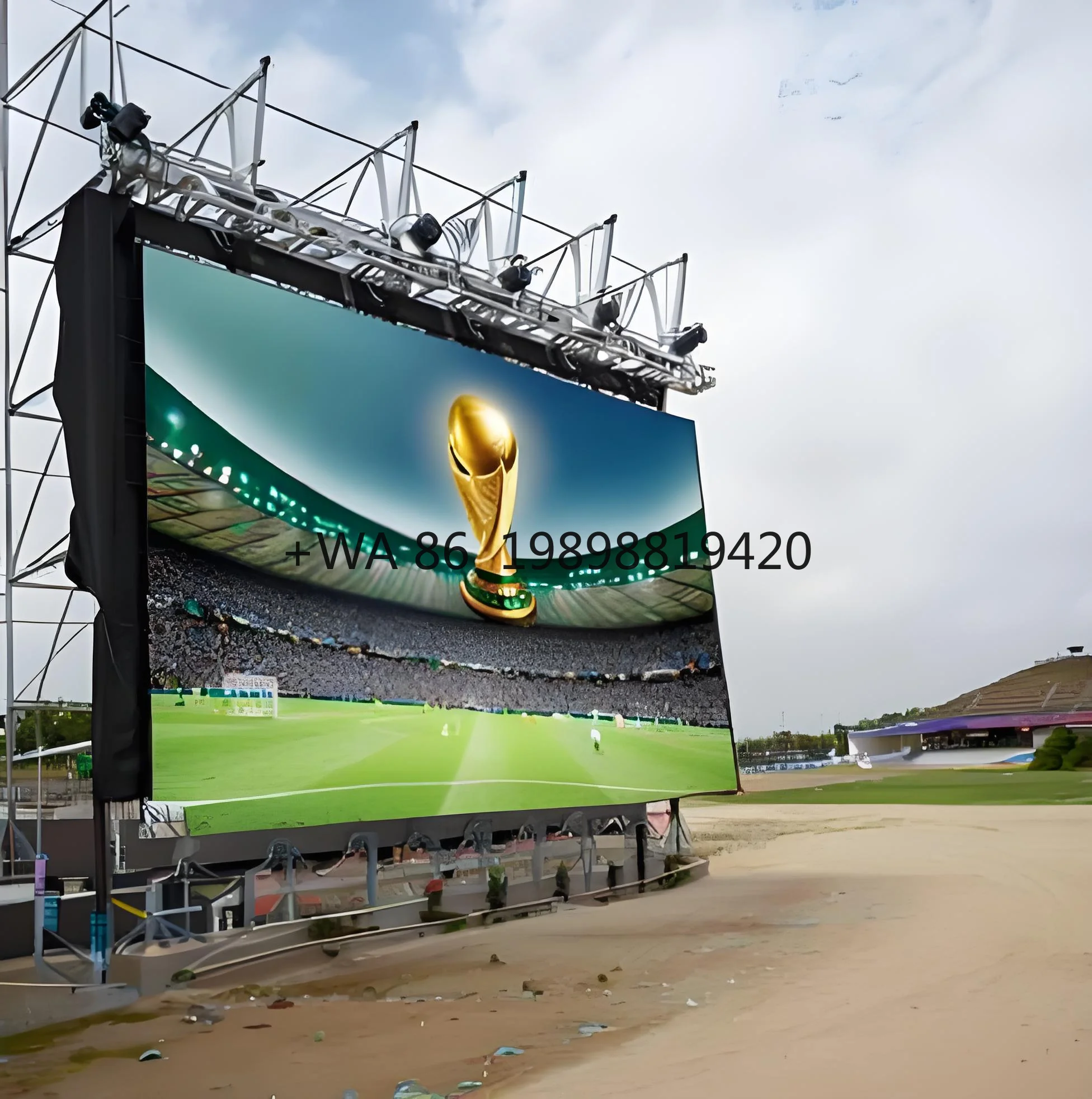 Easy Install P2.6 P2.9 P3.91 Rental Video Wall Event Backdrop Outdoor Indoor LED Screen Panel