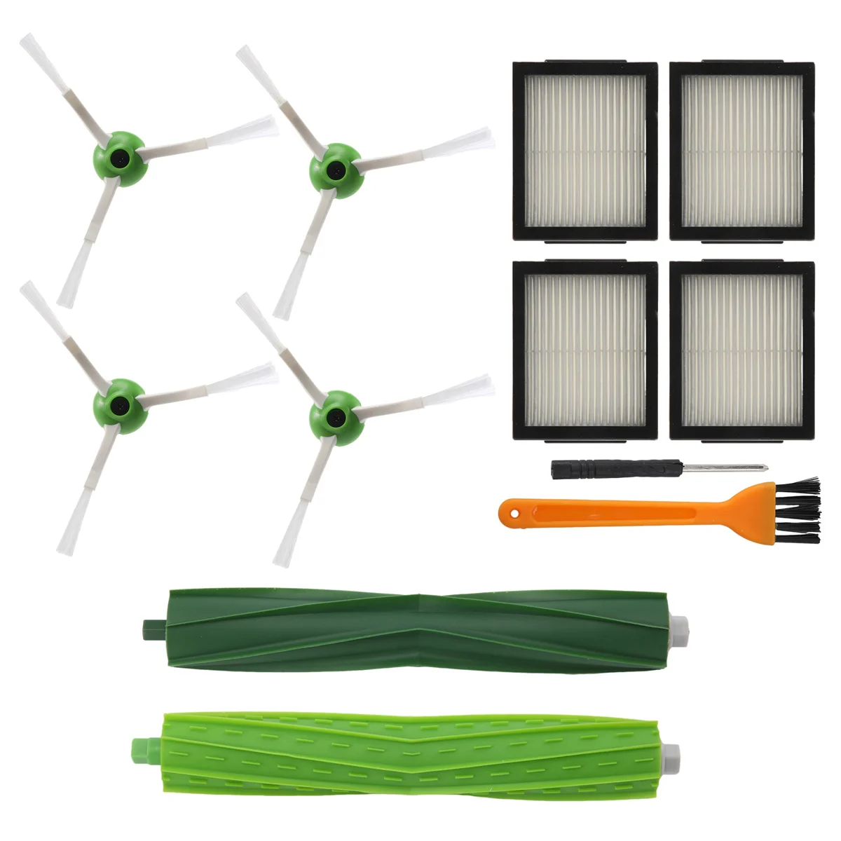 Прочный комплект из 12 сменных боковых щеток с фильтром для пылесоса Irobot Roomba I7 I7 + I7 Plus E5 E6 Se
Прочный комплект из 12 сменных боковых щеток с фильтром для пылесоса Irobot Roomba I7 I7 + I7 Plus E5 E6 Se