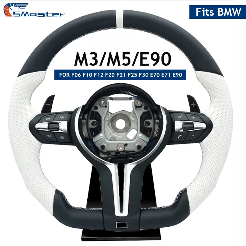 Modify M Sport Half Perforated Steering Wheel Auto Parts for BMW F30 F33 F35 F10 F11 F12 F20 F22 F25 E70 E71 E84 E90 with Paddle
Modify M Sport Half Perforated Steering Wheel Auto Parts for BMW F30 F33 F35 F10 F11 F12 F20 F22 F25 E70 E71 E84 E90 with Paddle