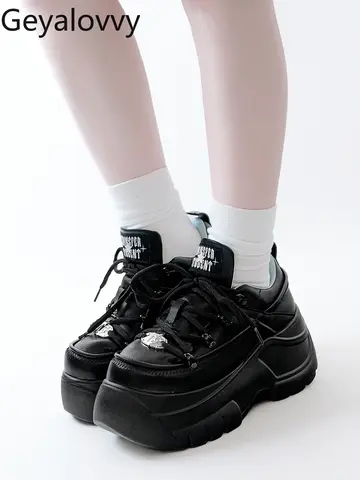 Japanischen Stil Original Subkultur Dicken Sohlen Schuhe Frühling und Herbst Neue Süße Mädchen Casual Sport Vielseitige frauen Schuhe