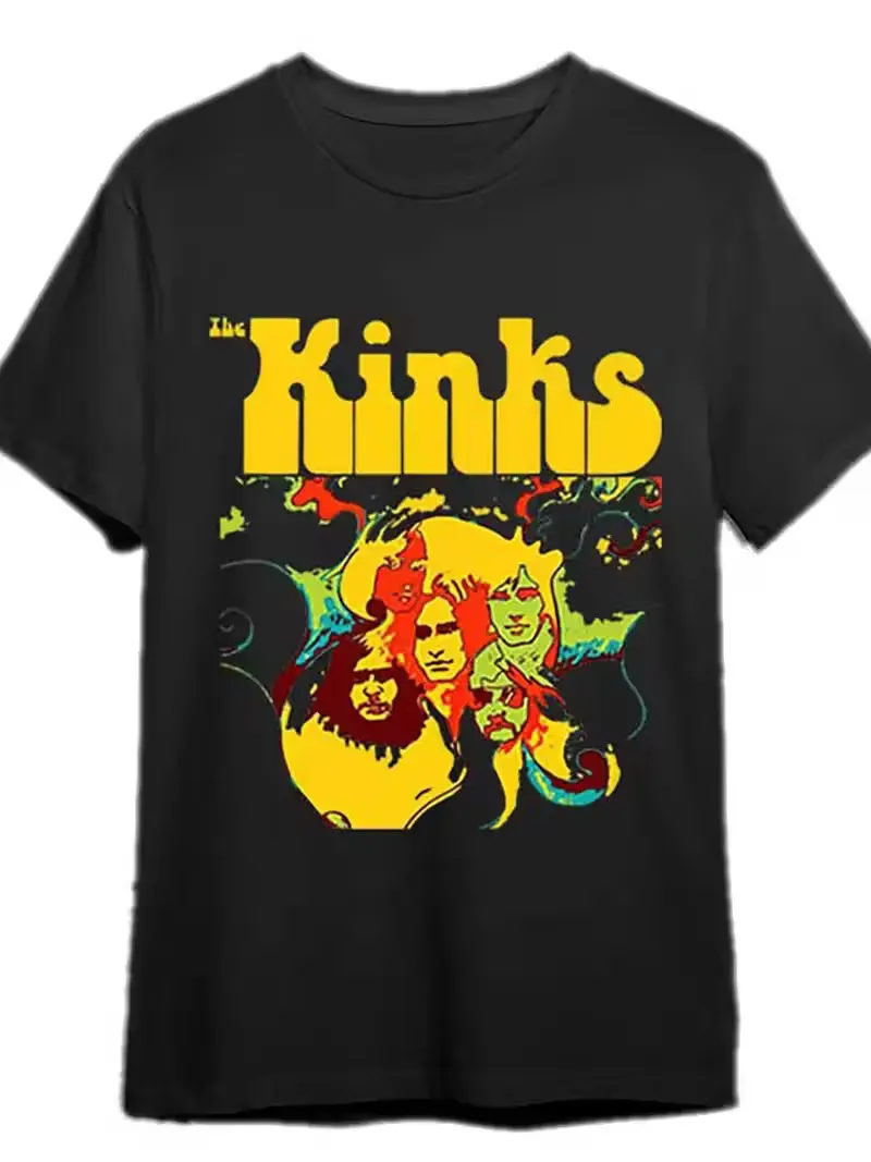 Men's Black Cotton T-Shirt with Vibrant Psychedelic Kinks Pattern – Soft, Comfor
Men's Black Cotton T-Shirt with Vibrant Psychedelic Kinks Pattern – Soft, Comfor
