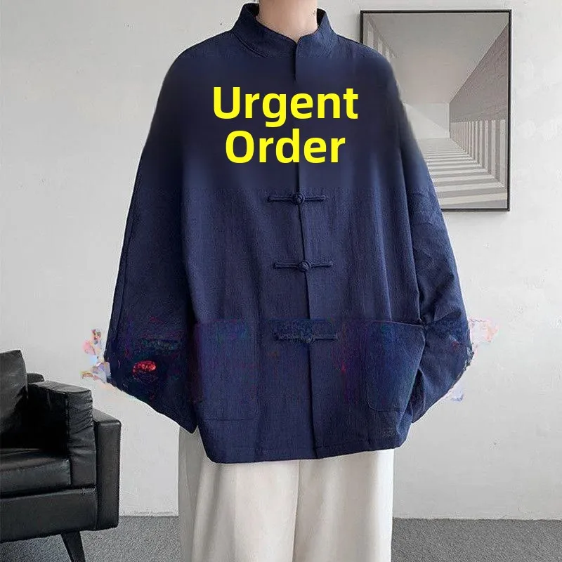 Новая мужская рубашка в китайском стиле, национальный стиль, на пуговицах, из льна и хлопка, с воротником, большой размер, топ в стиле Ханьфу/Тан
Новая мужская рубашка в китайском стиле, национальный стиль, на пуговицах, из льна и хлопка, с воротником, большой размер, топ в стиле Ханьфу/Тан