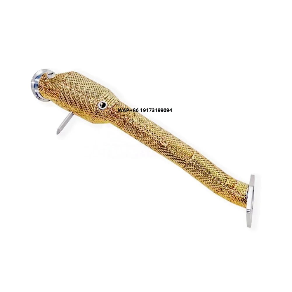 Customized High-flow Catalytic Converter for Infiniti Q50 Q60 Q70 2.0T 2015-2021 Stainless Gold Insulated Downpipe Power Upgrade
Customized High-flow Catalytic Converter for Infiniti Q50 Q60 Q70 2.0T 2015-2021 Stainless Gold Insulated Downpipe Power Upgrade