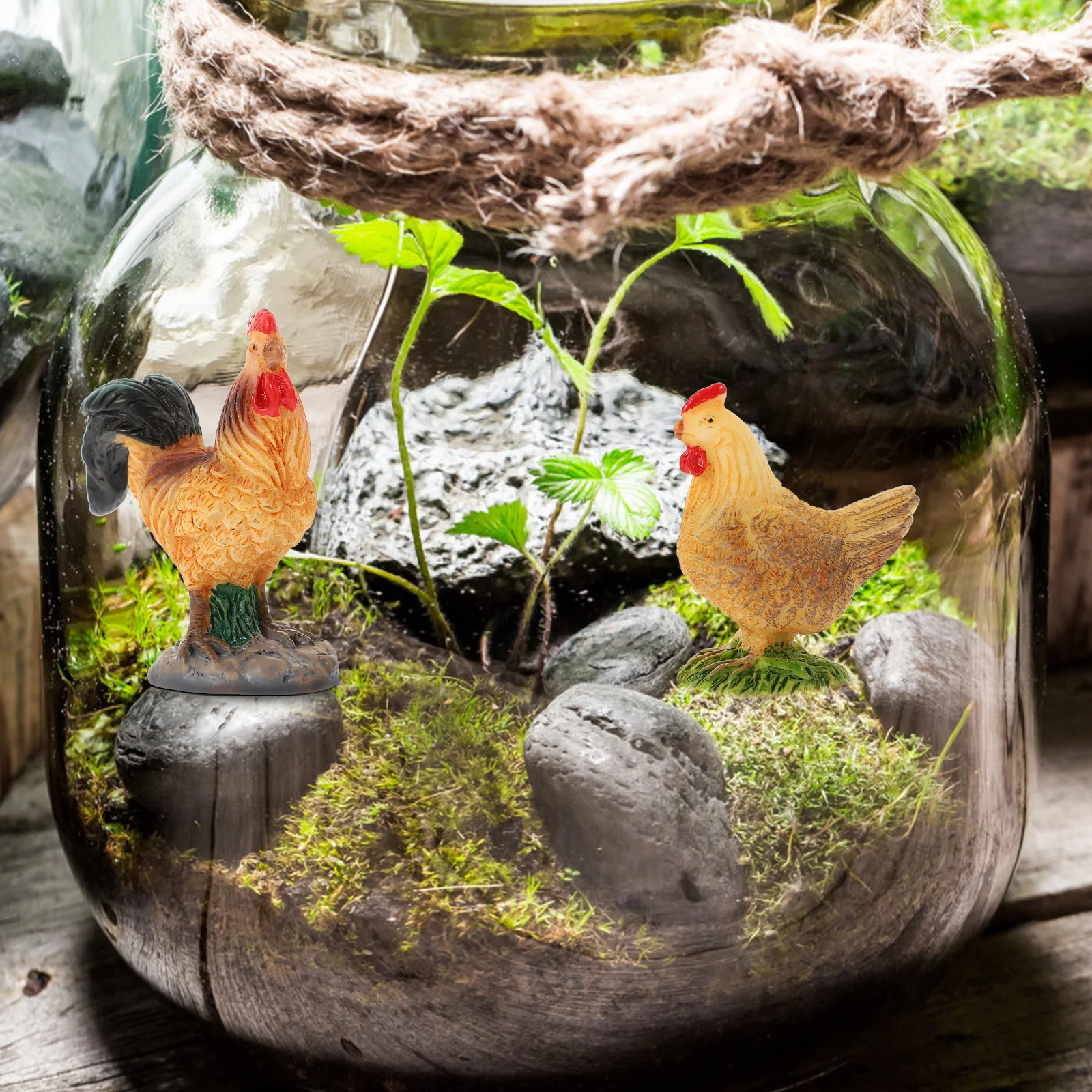 2 шт., декор в виде животного, скульптура курицы из смолы для фермы, двора, сада, реалистичный орнамент для птицы, украшение для домашнего пейзажа
2 шт., декор в виде животного, скульптура курицы из смолы для фермы, двора, сада, реалистичный орнамент для птицы, украшение для домашнего пейзажа