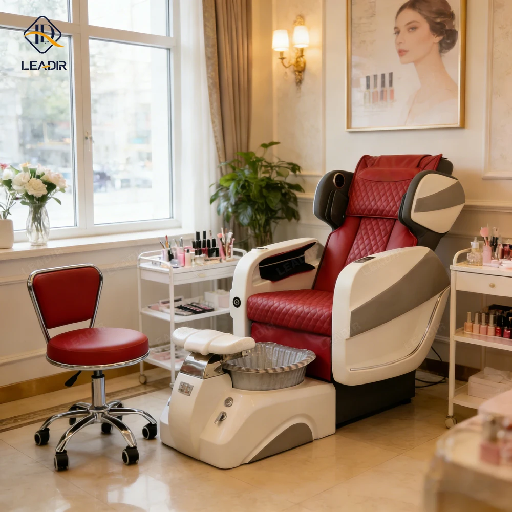 Modern New Design Vibration Massage Multifunctional Electric Heated Pedicure Chair for Nail Salon Spa
Modern New Design Vibration Massage Multifunctional Electric Heated Pedicure Chair for Nail Salon Spa