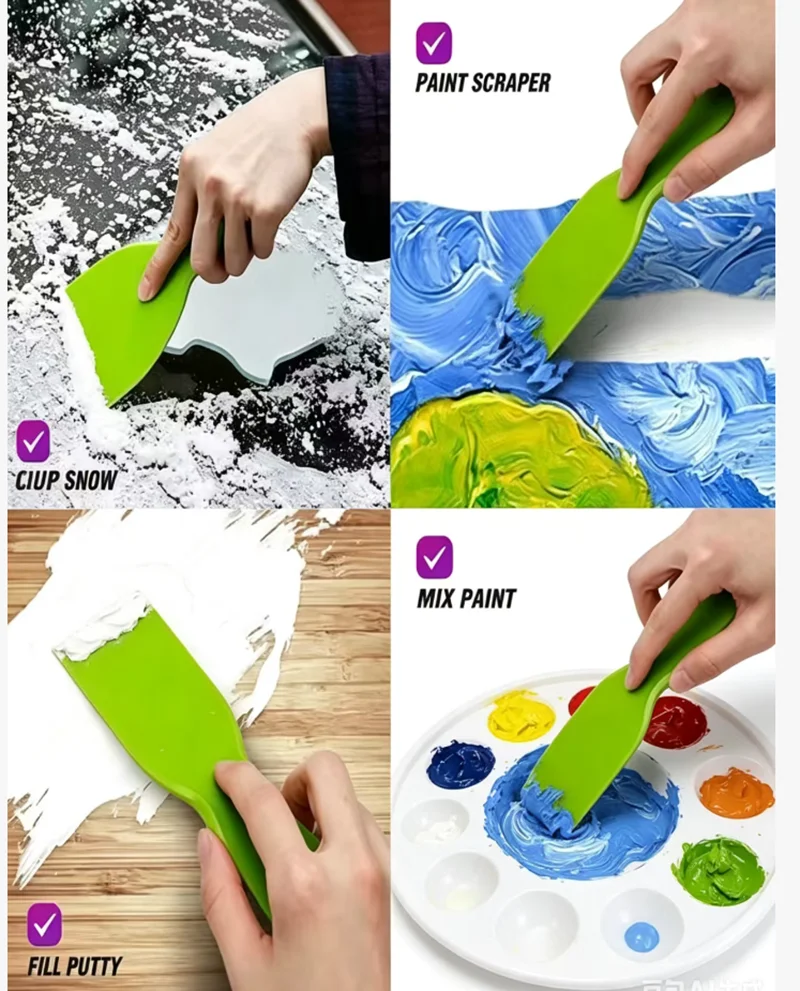 10 piece set of putty knives, plastic scrapers, wallpaper scrapers, plastic paint scrapers, repair and fill walls
10 piece set of putty knives, plastic scrapers, wallpaper scrapers, plastic paint scrapers, repair and fill walls