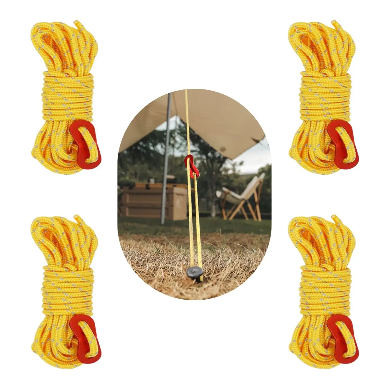 4 шт., веревка для палатки, светоотражающая ветрозащитная веревка, многофункциональный шнур для Guy Lines, паракорд, аксессуары для спорта на открытом воздухе, кемпинга, пешего туризма, палатки
4 шт., веревка для палатки, светоотражающая ветрозащитная веревка, многофункциональный шнур для Guy Lines, паракорд, аксессуары для спорта на открытом воздухе, кемпинга, пешего туризма, палатки