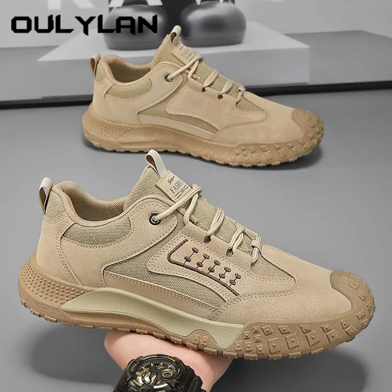 Oulylan Male Solid Color Climbing Shoes Summer Breathable Casual Footwear Outdoor Wear Resistant Antiskid Sneakers For Men
Oulylan Male Solid Color Climbing Shoes Summer Breathable Casual Footwear Outdoor Wear Resistant Antiskid Sneakers For Men