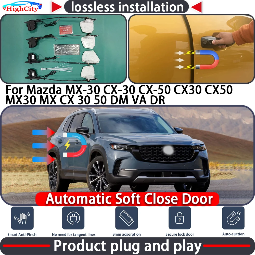 Closing Door Lock Actuator for Mazda MX-30 CX-30 CX-50 CX30 CX50 MX30 MX CX 30 50 DM VA DR Soft Close Power Latch System Auto
Closing Door Lock Actuator for Mazda MX-30 CX-30 CX-50 CX30 CX50 MX30 MX CX 30 50 DM VA DR Soft Close Power Latch System Auto