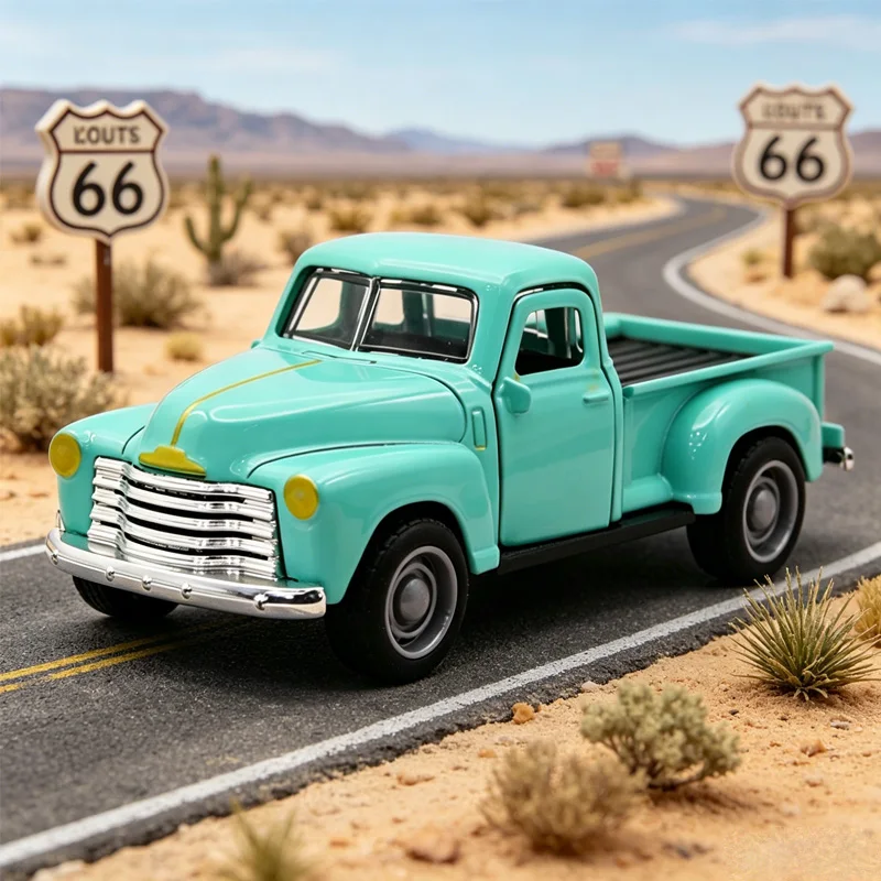 Vintage alloy pickup truck model toy, cute car decoration, birthday gift for boys, no music, rear spring-loaded mechanism
Vintage alloy pickup truck model toy, cute car decoration, birthday gift for boys, no music, rear spring-loaded mechanism