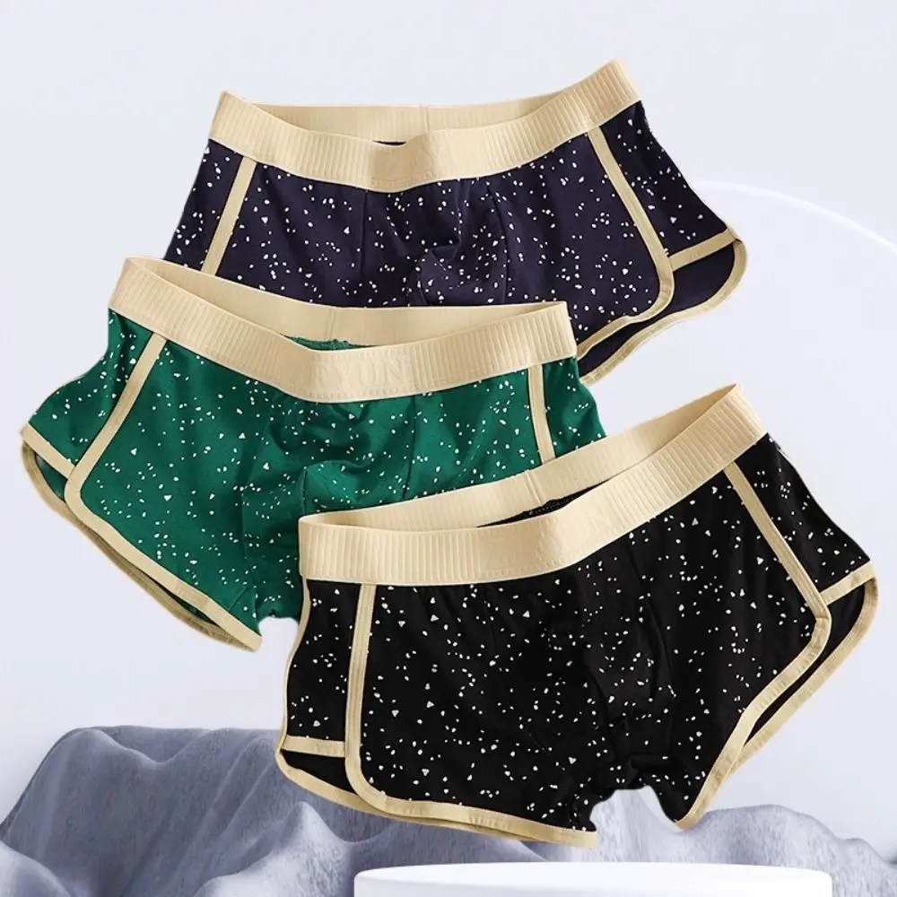 Fashion Dots Mens Boxer Briefs Sweat Absorption Color Blocking Cotton Boxer Underpants Underwear Baggy Underwear for Men Daily
Fashion Dots Mens Boxer Briefs Sweat Absorption Color Blocking Cotton Boxer Underpants Underwear Baggy Underwear for Men Daily