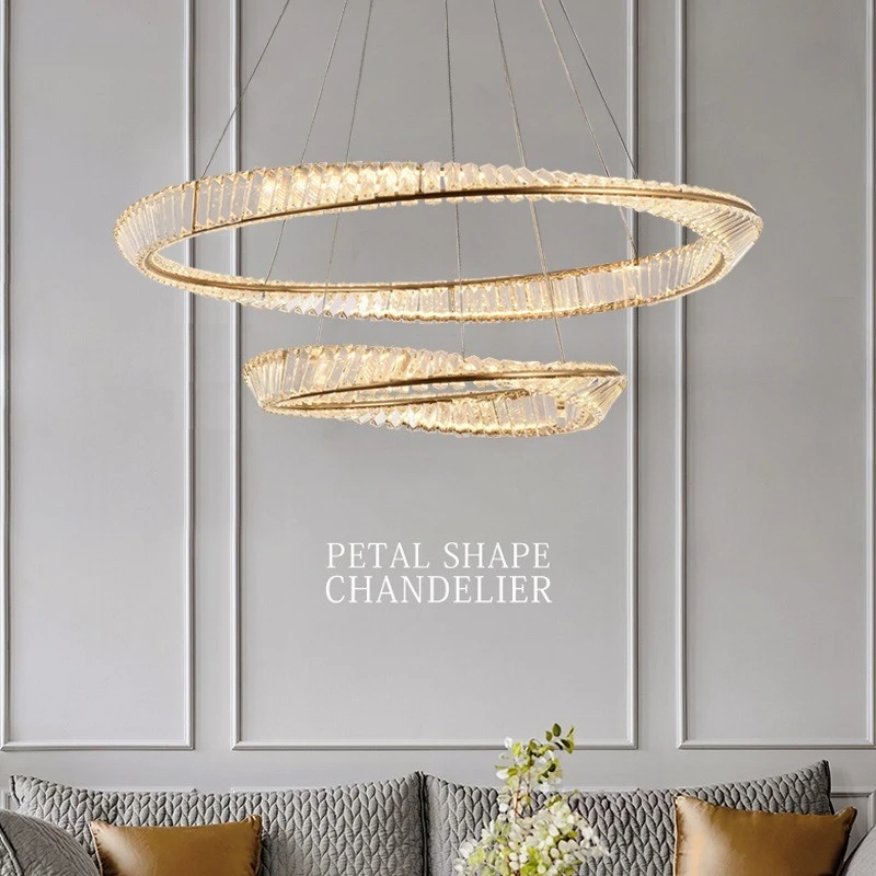 Postmodern Light Luxury Living Room Lamp, Golden Dining Room Möbius Ring Bedroom and Study Crystal Chandelier
Postmodern Light Luxury Living Room Lamp, Golden Dining Room Möbius Ring Bedroom and Study Crystal Chandelier