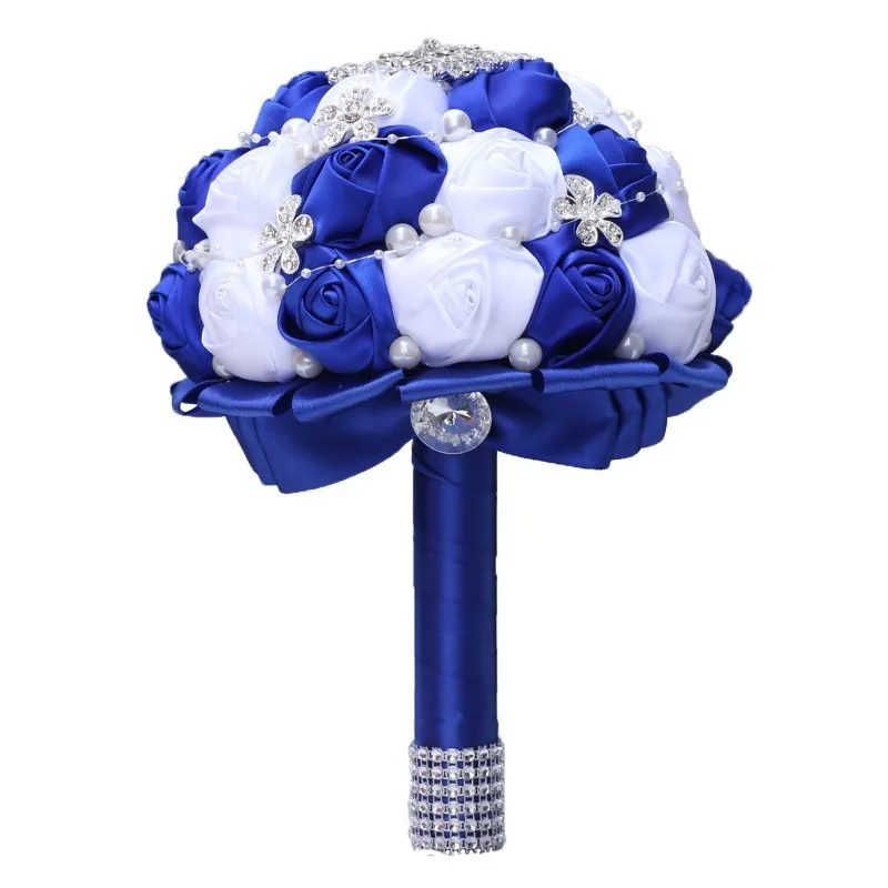 Bridal Ribbon Hand Bouquet Wedding Supplies Pearl Silver Rhinestone Hand Bouquet Gift Factory Direct Sales W224D
Bridal Ribbon Hand Bouquet Wedding Supplies Pearl Silver Rhinestone Hand Bouquet Gift Factory Direct Sales W224D