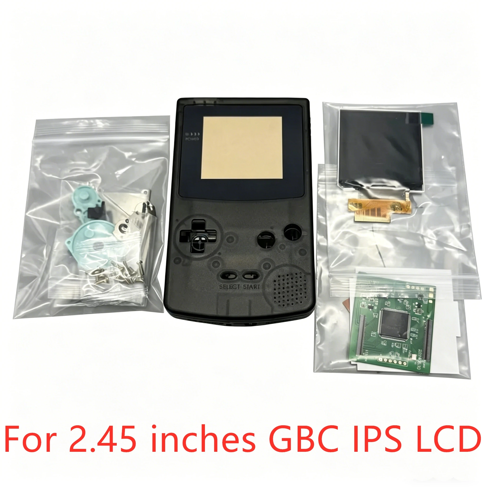 2.45 Inch High Brightness LCD Screen With New Full Shell Kit Original Size Replacement For Nintendo Gameboy Color GBC Console
2.45 Inch High Brightness LCD Screen With New Full Shell Kit Original Size Replacement For Nintendo Gameboy Color GBC Console