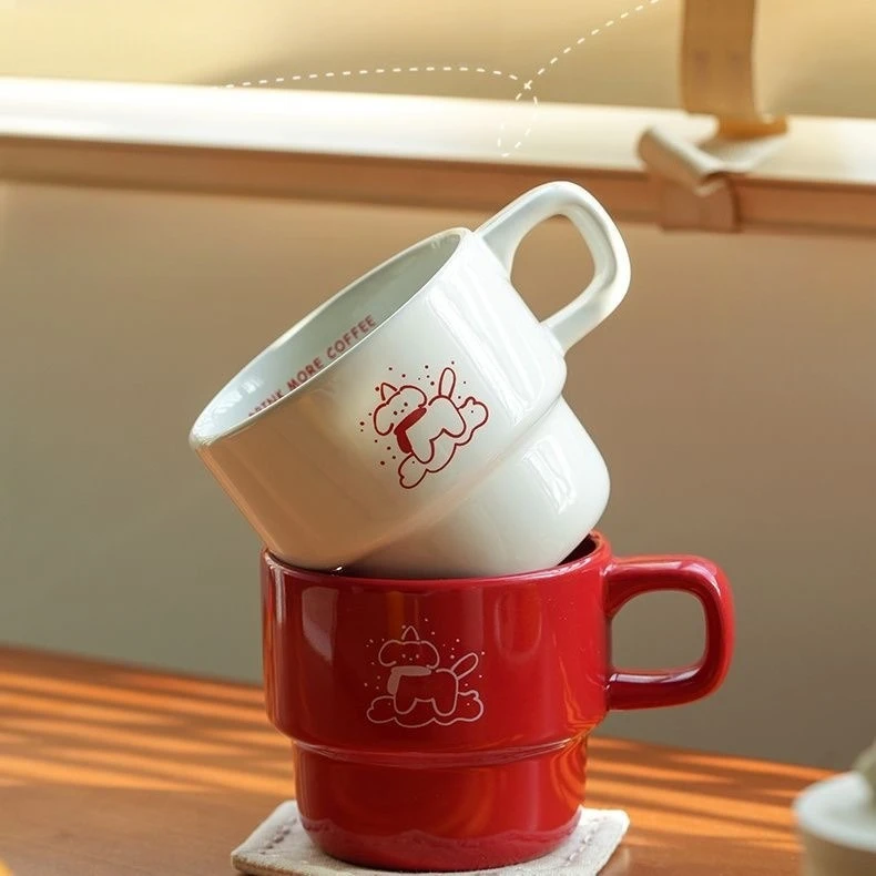 Cute Cartoon Dog Ceramic Mug Ins Style Coffee Cup for Couples Besties Milk Tea Breakfast Cup
Cute Cartoon Dog Ceramic Mug Ins Style Coffee Cup for Couples Besties Milk Tea Breakfast Cup
