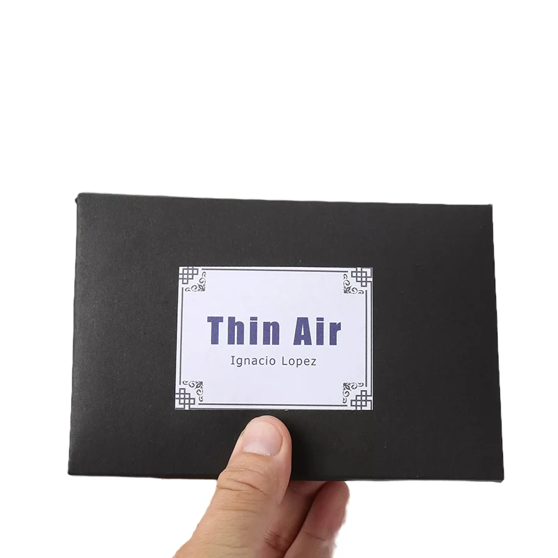 Thin Air by Ignacio Lopez Magic Tricks (Gimmicks and Online Instructions) Appear Vanish Close Up Street Illusions Mentalism Prop
Thin Air by Ignacio Lopez Magic Tricks (Gimmicks and Online Instructions) Appear Vanish Close Up Street Illusions Mentalism Prop