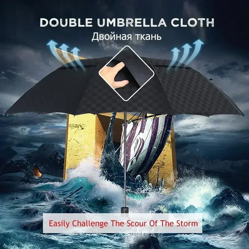 Big 3Folding Umbrella Windproof Rain Women Men Double Layer 10K Business Umbrellas Male Dark Grid Paraguas Family Travel Parasol
Big 3Folding Umbrella Windproof Rain Women Men Double Layer 10K Business Umbrellas Male Dark Grid Paraguas Family Travel Parasol