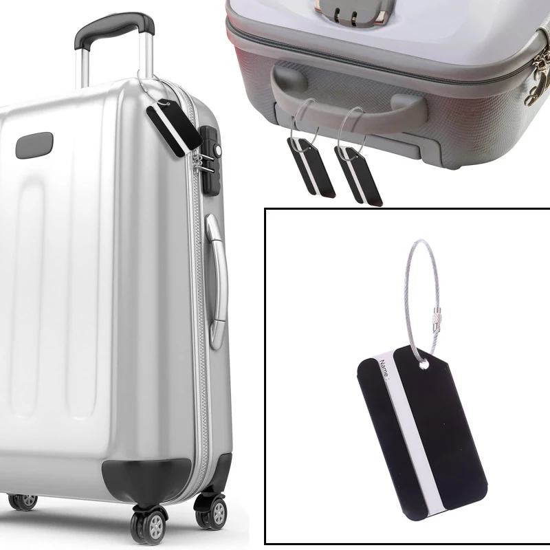Travel Accessories Creative Women's Metal Luggage Tag Men Portable Label Backpack Suitcase ID Address Holder Baggage Boarding
Travel Accessories Creative Women's Metal Luggage Tag Men Portable Label Backpack Suitcase ID Address Holder Baggage Boarding