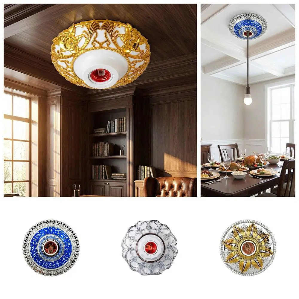 Fixed Base E27 Lamp Socket Round Screw Colored Holder Pendant Lamp Holder Screw Cap Circular Base Lamp Holder Ceiling Light
Fixed Base E27 Lamp Socket Round Screw Colored Holder Pendant Lamp Holder Screw Cap Circular Base Lamp Holder Ceiling Light