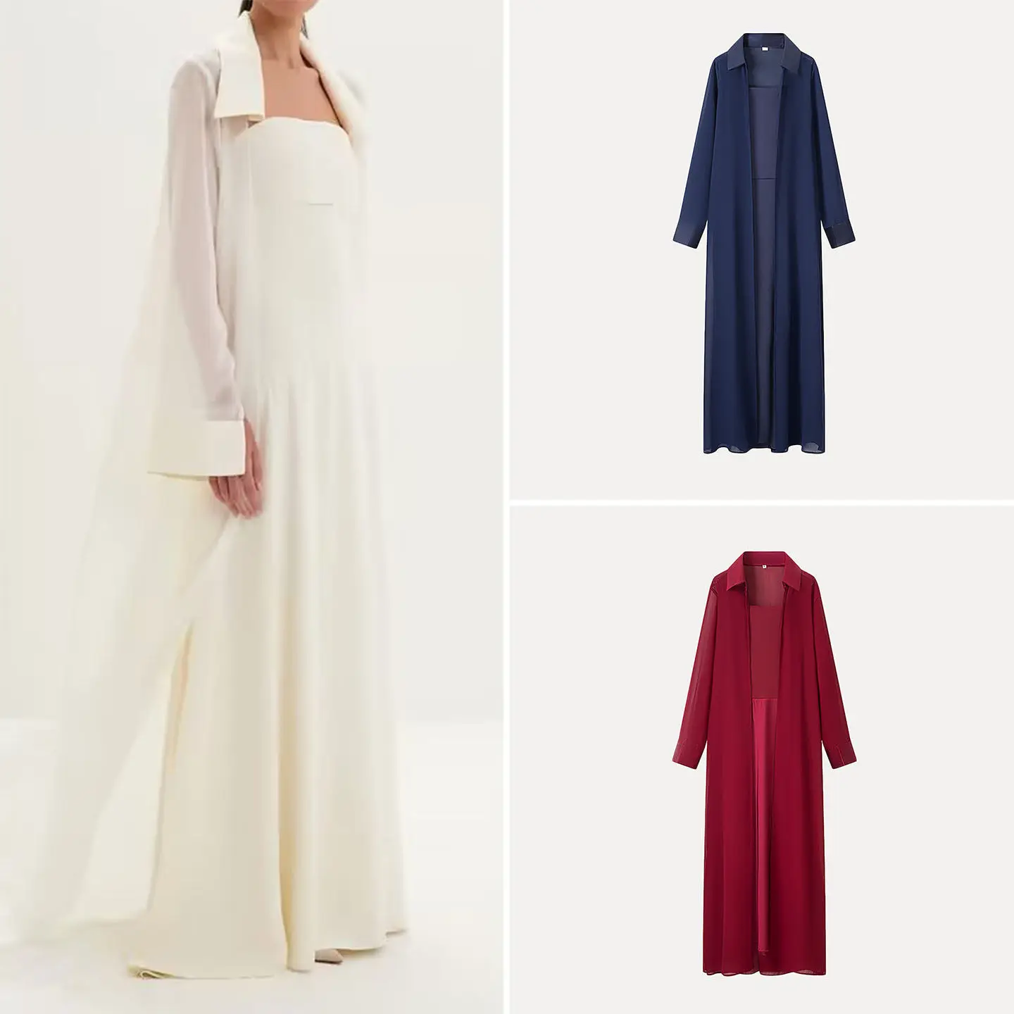 Fashionable Long Sleeve See-through Cover up Set Women's Spring 2026 Personality Elegant Style ZADATA Brand Two-piece Suit
Fashionable Long Sleeve See-through Cover up Set Women's Spring 2026 Personality Elegant Style ZADATA Brand Two-piece Suit