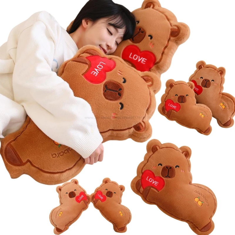 2025 Adorable Love Capibara Throw Pillow Soft Funny Dolls Cartoon Animals Toys Baby Accompany Sleeping Christmas Gifts For Girls
2025 Adorable Love Capibara Throw Pillow Soft Funny Dolls Cartoon Animals Toys Baby Accompany Sleeping Christmas Gifts For Girls