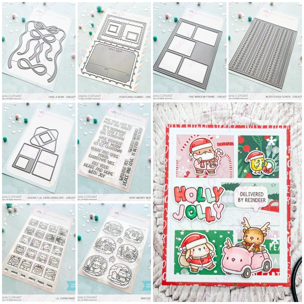 Christmas Santa's Friends Stamps And Dies New Arrival 2025 Scrapbook Diary Decoration Stencil Embossing Template Diy Greeting
Christmas Santa's Friends Stamps And Dies New Arrival 2025 Scrapbook Diary Decoration Stencil Embossing Template Diy Greeting