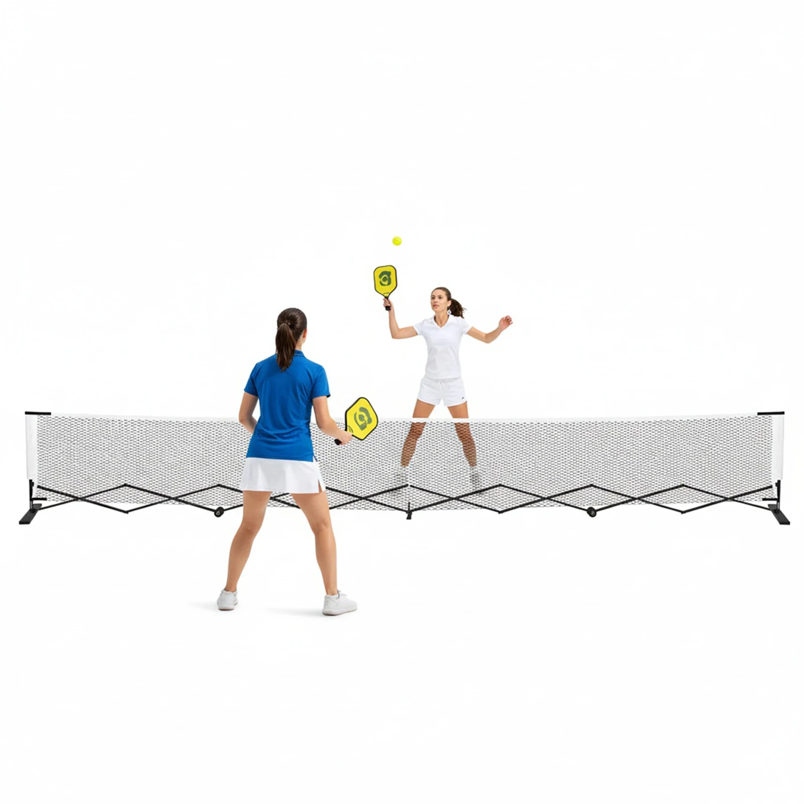 Retractable Pickleball Net 22FT Portable Pickleball Net Set with Steady Metal Frame Free Assembly & Carry Bag for Outdoor Play
Retractable Pickleball Net 22FT Portable Pickleball Net Set with Steady Metal Frame Free Assembly & Carry Bag for Outdoor Play