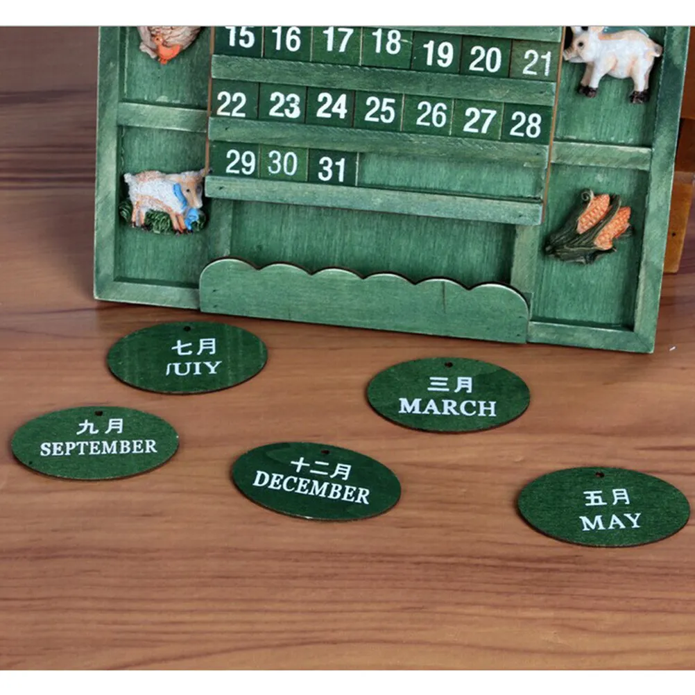 Wooden Perpetual Desktop Green Retro Wall Home Office Decor Bedroom Study Planner Organizer Easy Read Date Change Gift Idea
Wooden Perpetual Desktop Green Retro Wall Home Office Decor Bedroom Study Planner Organizer Easy Read Date Change Gift Idea