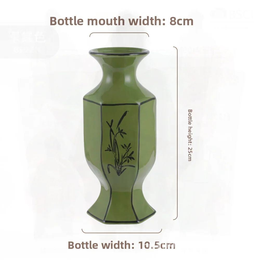 New Chinese Style Small Ceramic Vase Blue And White Porcelain Hand-Drawn Flower Arrangement Retro Ancient Song Dynasty Aesthetic
New Chinese Style Small Ceramic Vase Blue And White Porcelain Hand-Drawn Flower Arrangement Retro Ancient Song Dynasty Aesthetic