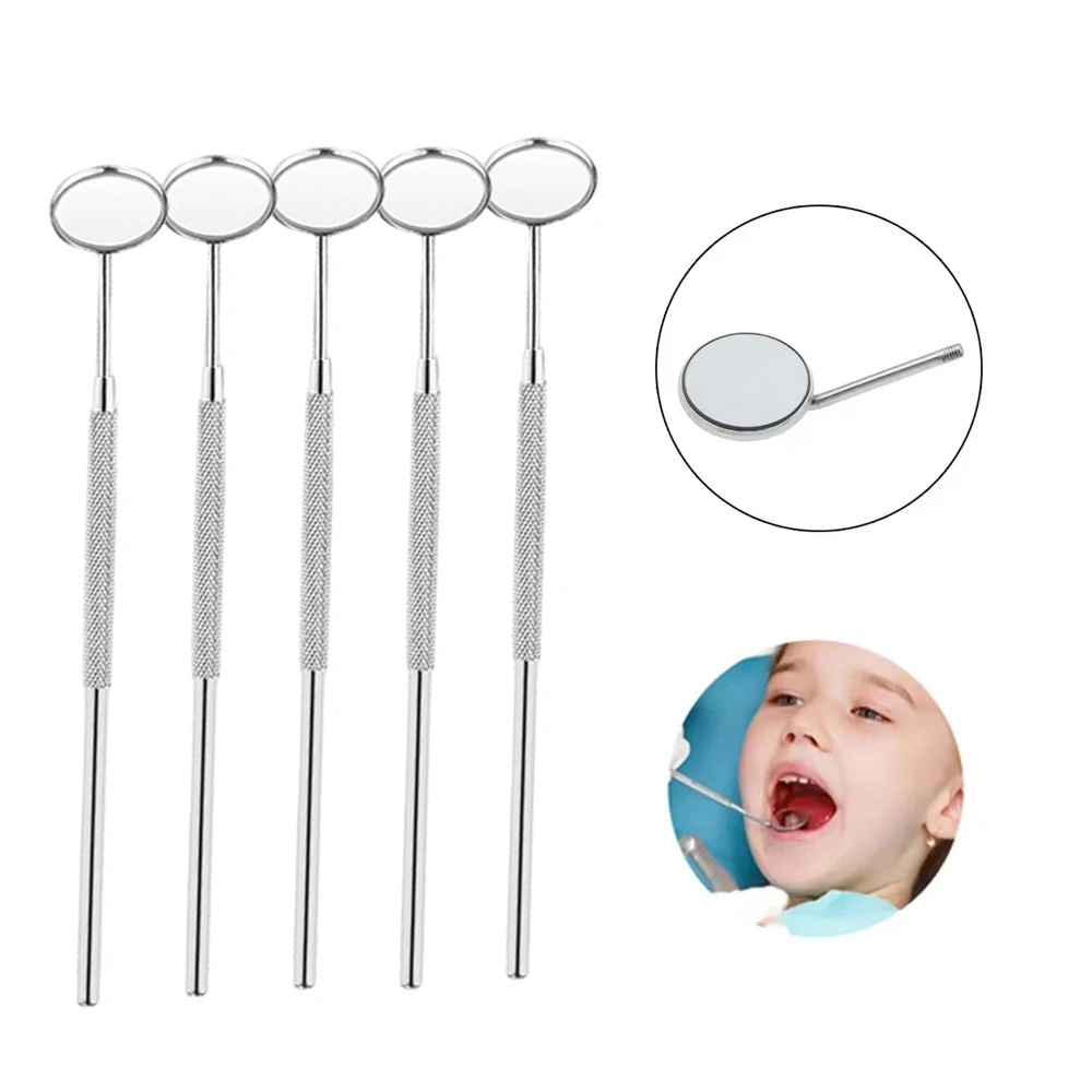 10Pcs Dental Mouth Mirrors Stainless Steel Anti-Fog Double Sided Reusable for Teeth Inspection and Oral Care
10Pcs Dental Mouth Mirrors Stainless Steel Anti-Fog Double Sided Reusable for Teeth Inspection and Oral Care