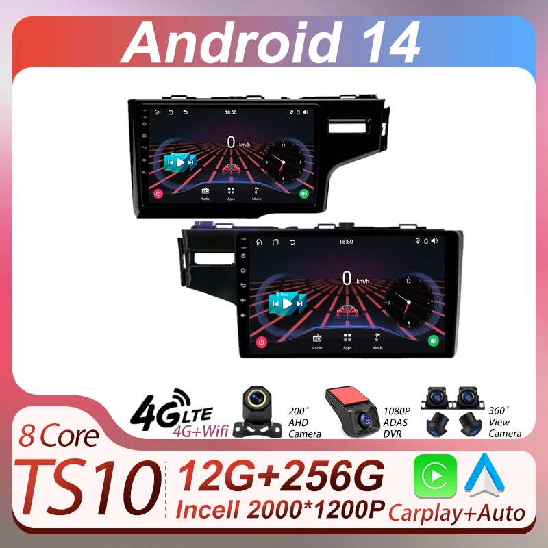 For Honda Jazz 3 2015 - 2020 Fit 3 GP GK GH 2013 - 2020 Android Auto Car Radio 8 Core Touch Screen Intelligent Car Systems Wifi
For Honda Jazz 3 2015 - 2020 Fit 3 GP GK GH 2013 - 2020 Android Auto Car Radio 8 Core Touch Screen Intelligent Car Systems Wifi