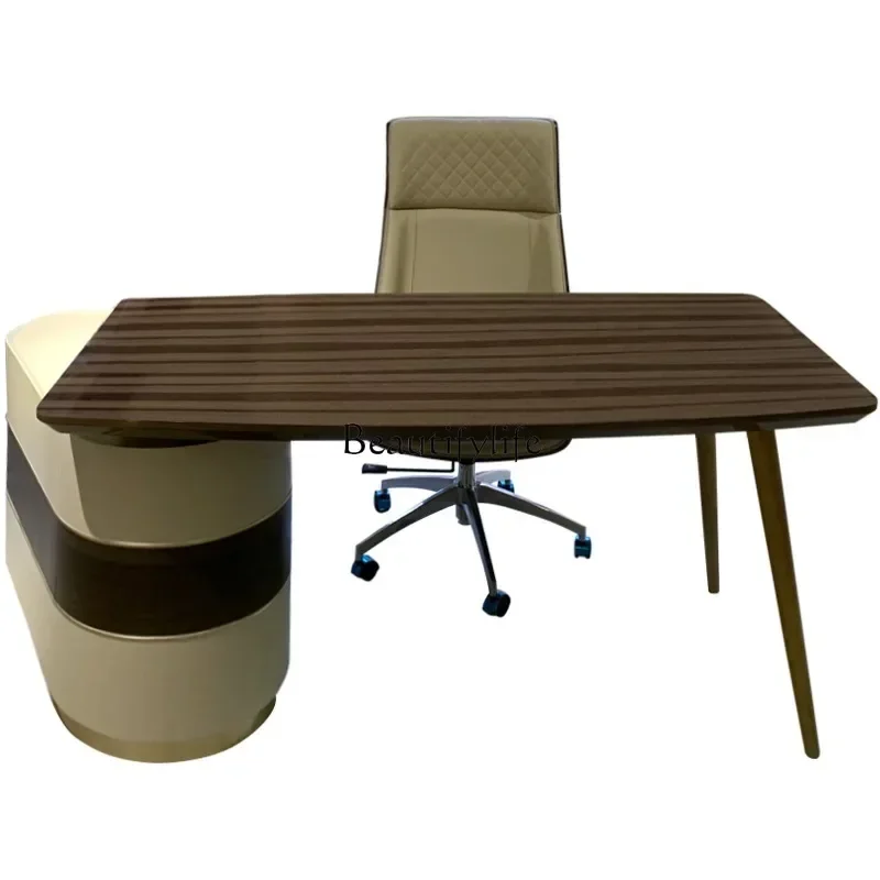 56Modern minimalist study solid wood corner office computer desk household high-end desk and chair
56Modern minimalist study solid wood corner office computer desk household high-end desk and chair