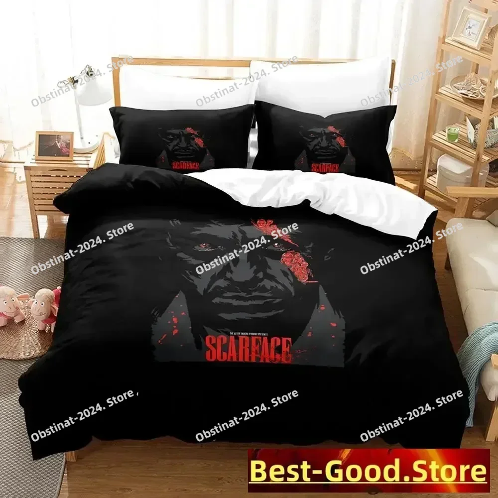 2025 SCARFACE MOVIE Bedding Set Duvet Cover Full Queen King Size Pillowcase Bed Printed Bed Sets Aldult Kid Bedroom Single Twin
2025 SCARFACE MOVIE Bedding Set Duvet Cover Full Queen King Size Pillowcase Bed Printed Bed Sets Aldult Kid Bedroom Single Twin