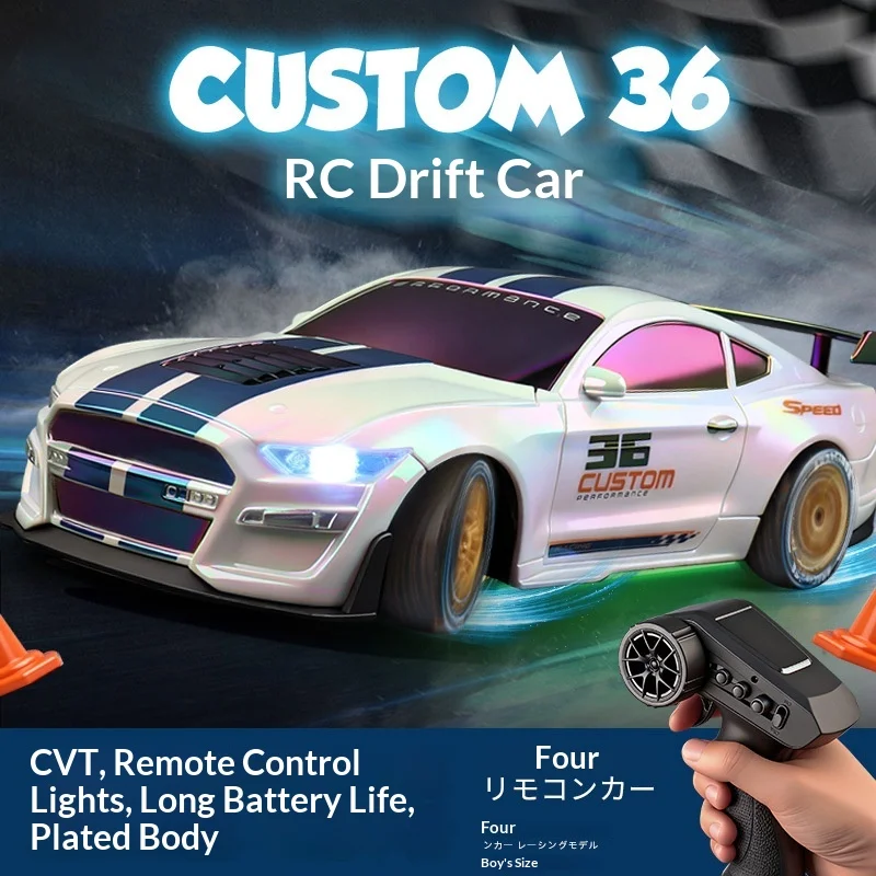 Generic 4WD RC Drift Car 2.4G Remote Control Full Proportional Speed Rechargeable High Speed Racing Toy Vehicle For Boys Kids
Generic 4WD RC Drift Car 2.4G Remote Control Full Proportional Speed Rechargeable High Speed Racing Toy Vehicle For Boys Kids