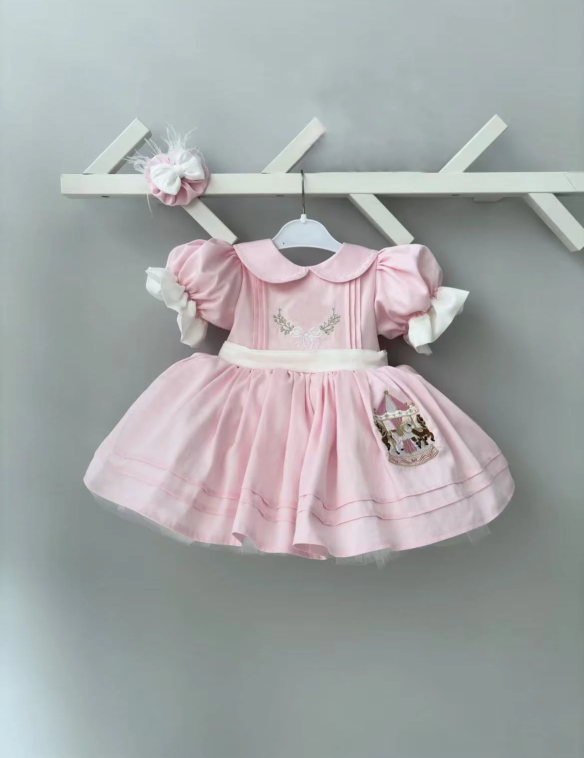 0-12Y Baby Girl Summer Pink Carousel Embroidery Vintage Princess Dress for Birthday Photography Holiday Eid B569
0-12Y Baby Girl Summer Pink Carousel Embroidery Vintage Princess Dress for Birthday Photography Holiday Eid B569