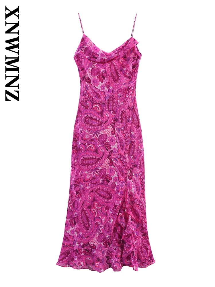 XNWMNZ 2025 Summer Woman Party Holiday Shoulder Backless midi Dresses Chic Fashion Woman's Sleeveless thin shoulder strap Dress
XNWMNZ 2025 Summer Woman Party Holiday Shoulder Backless midi Dresses Chic Fashion Woman's Sleeveless thin shoulder strap Dress