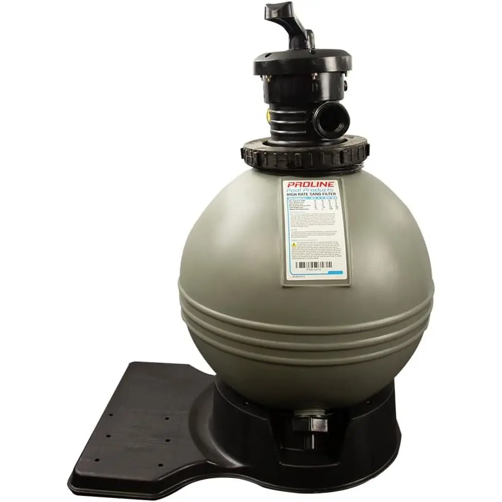 19 Sand Filter for Above Ground Pools up to 21,600 Gallons, Easy Install, Pump Not Included, Holds 100 Pounds of Sand
19 Sand Filter for Above Ground Pools up to 21,600 Gallons, Easy Install, Pump Not Included, Holds 100 Pounds of Sand
