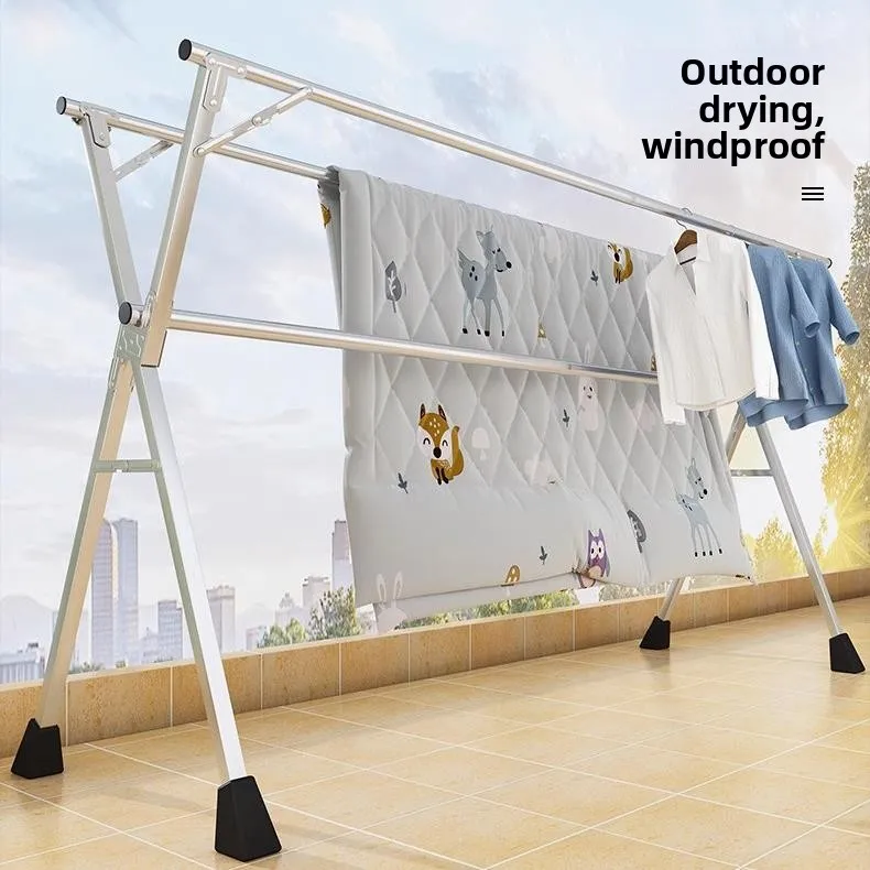 Напольная сушилка для белья из нержавеющей стали для дома и улицы, регулируемая по длине, для спальни и балкона
Напольная сушилка для белья из нержавеющей стали для дома и улицы, регулируемая по длине, для спальни и балкона