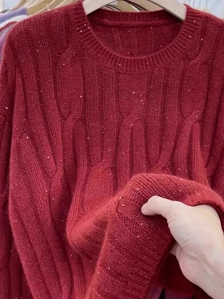 Корейский повседневный женский вязаный свитер Camere Long Sve, модный свитер с поворотом Ele Age-Defng, простой вариант всех
Корейский повседневный женский вязаный свитер Camere Long Sve, модный свитер с поворотом Ele Age-Defng, простой вариант всех